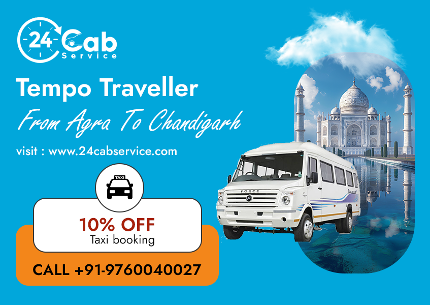 Agra To Chandigarh Tempo Traveller