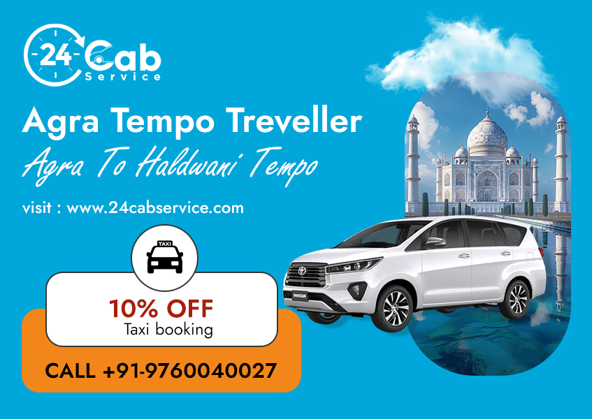 Agra To Haldwani Tempo Traveller