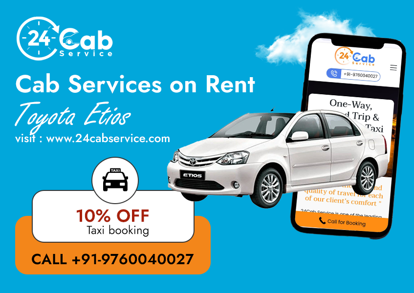 Toyota Etios cab services in India